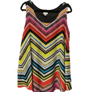 Avenue Mulitcolored Sleeveless Tunic